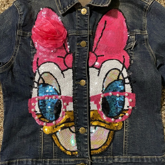 Disney Daisy Duck sequined denim jacket - Picture 2 of 4